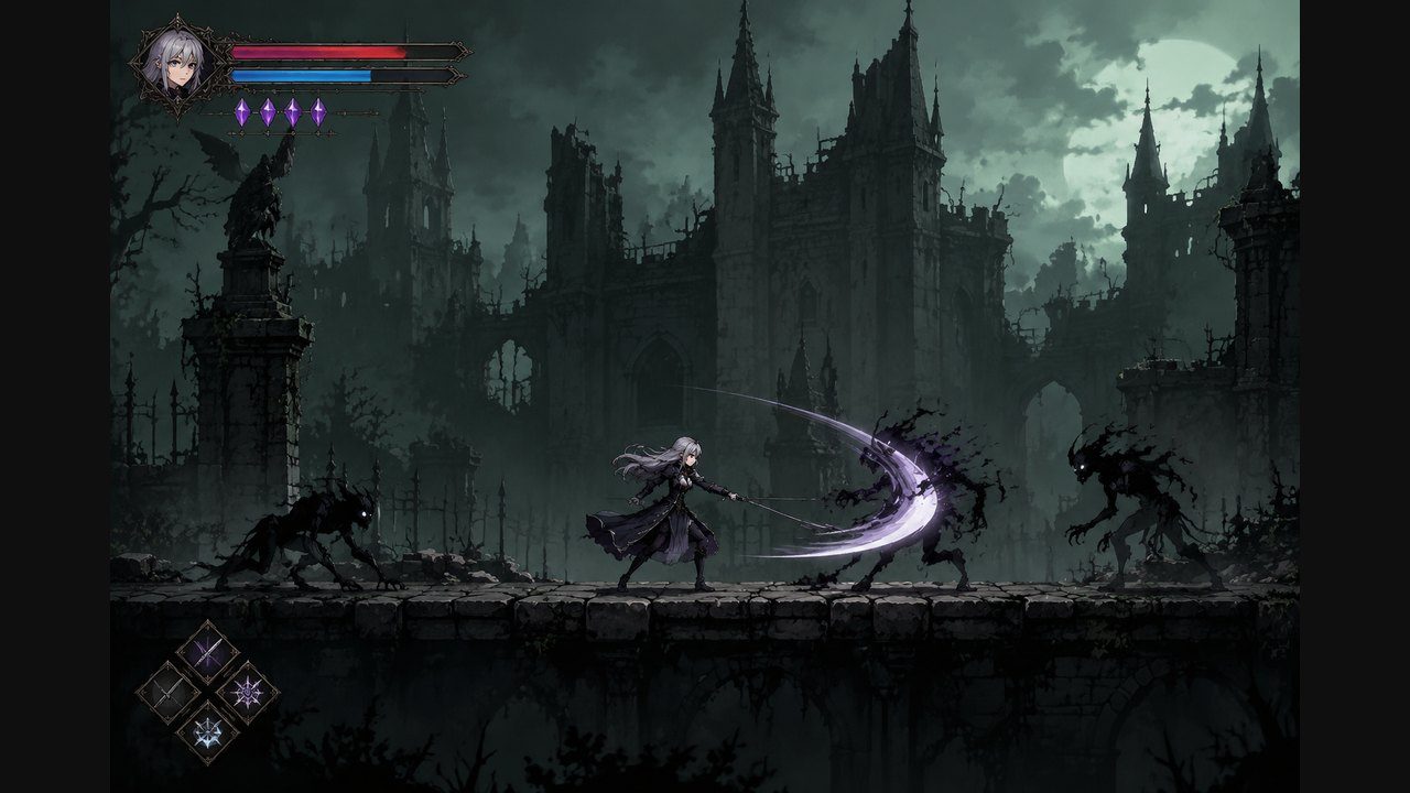 哥特少女勇闯恶魔城2 汉化版本 资料图 6